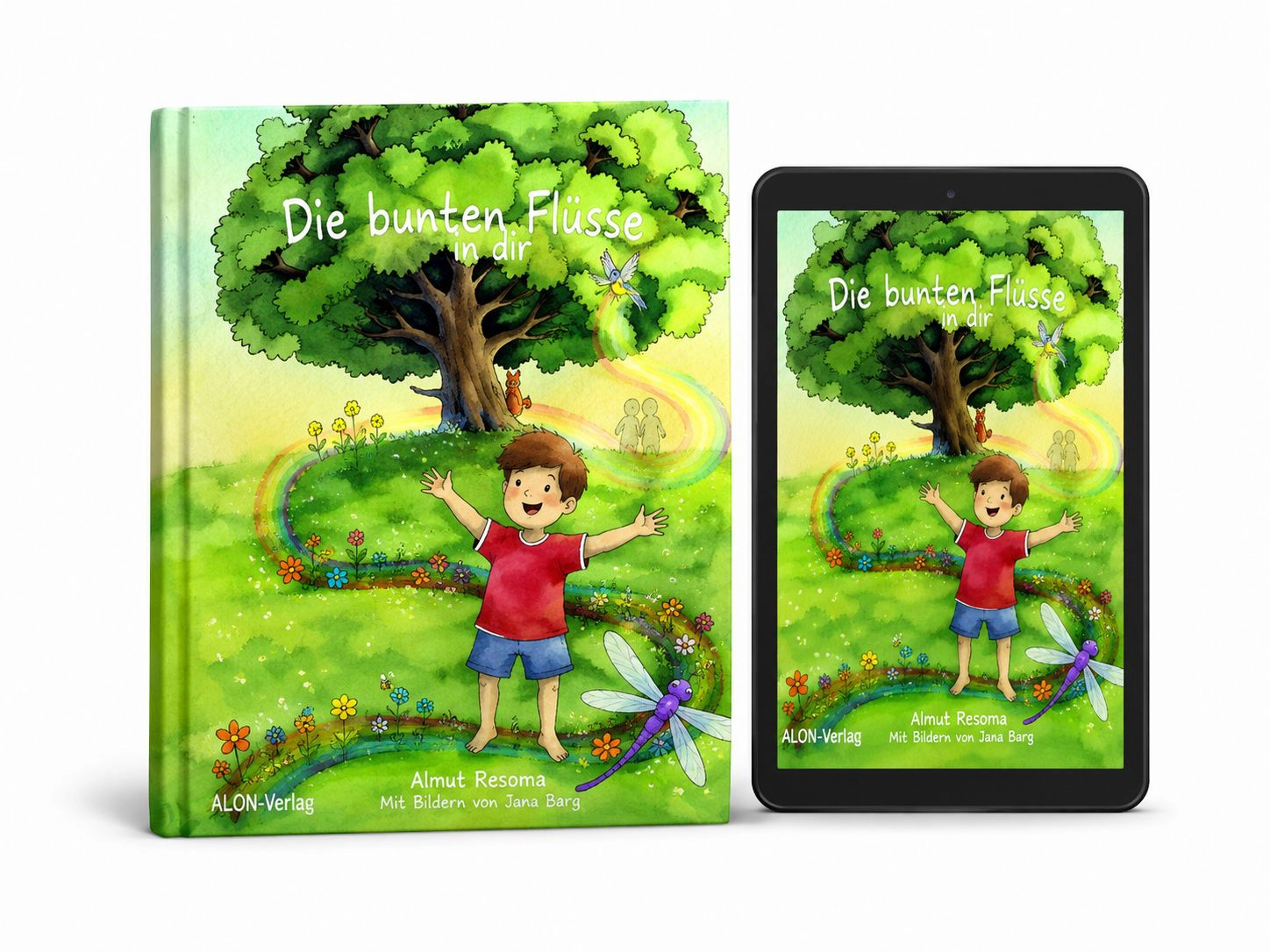 Die bunten Flüsse im Innern – Hardcover und E-Book im Bündel