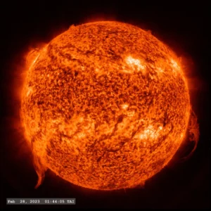 Sonne mit sichtbaren Filamenten und Sonnenaktivität
